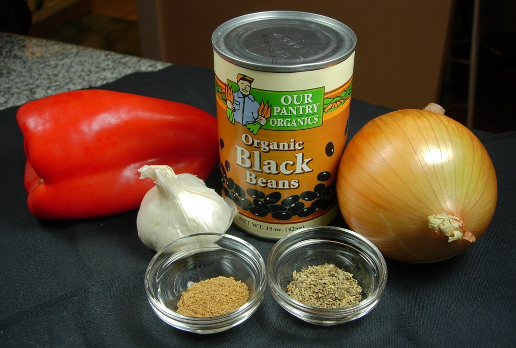 Ingredients for Cuban-Style Black Beans